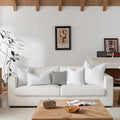 Pillow Inserts, 14x14 Square, Feather and Down Fill, White, Set of 2