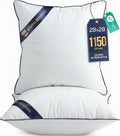 Utopia Bedding Throw Pillow Inserts (Pack of 2, White), 28 x 28 Inches Decorative Indoor Pillows for Sofa, Bed, Couch, Cushion Sham Stuffer