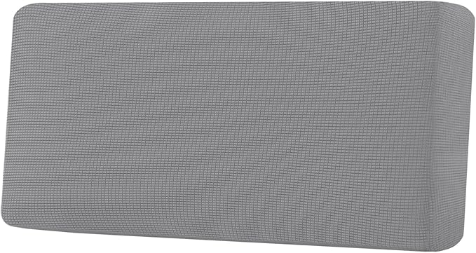 H.VERSAILTEX Super Stretch Individual Seat Cushion Covers Sofa Covers Couch Cushion Covers Slipcover Sets Thick Jacquard Textured Twill Fabric (1 Piece Sofa Cushion Cover, Dove)
