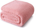 Whale Flotilla King Size Fuzzy Fleece Blanket for Bed, 90x104 Inch Fluffy Warm Soft Jacquard Blankets for All Season, Lightweight and Cozy, Pink