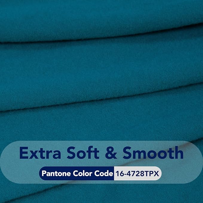 PureFit Super Stretch 4 Seater Sofa Slipcover – Spandex Non Slip Soft Couch Sofa Cover, Washable Furniture Protector with Non Skid Foam and Elastic Bottom for Kids, Pets （XX Large, Peacock Blue）