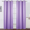 LEMOMO Blackout Curtains 42 x 84 inch/Lavender Curtains Set of 2 Panels/Thermal Insulated Room Darkening Bedroom Curtains