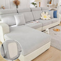 Sofa Covers Couch Covers for Sofa Pet Friendly Couch Cushion Covers Universal Sofa Covers Washable Stretch Slipcovers for Sectional Sofa (Texture Light Gray, 2 Seats + Chaise Cover)