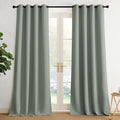 NICETOWN Room Darkening Draperies Curtains Panels, 2 Panels Sage Green W52 x L108