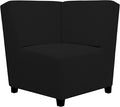 Easy-Going Stretch Sectional Corner Sofa Slipcover 1-Piece Couch Sofa Cover Furniture Protector Soft with Elastic Bottom for Kids, Pet, Spandex Jacquard Fabric Black