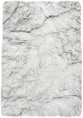 Latepis White with Grey Tips Sheepskin Rugs 4x6, Faux Fur Rug for Living Room, Fluffy Washable Rugs for Bedroom, Teen Room Decor, Rectangle