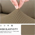 Stretch Loveseat Cushion Cover Sofa Cushion Furniture – Tan