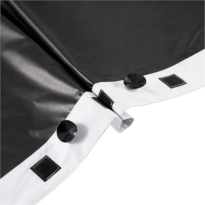 Amazon Basics Portable Room Darkening Light Blocking Blackout Curtain Shade with Suction Cups, 100% Polyester, 50"W x 78"L,White, 1-Pack
