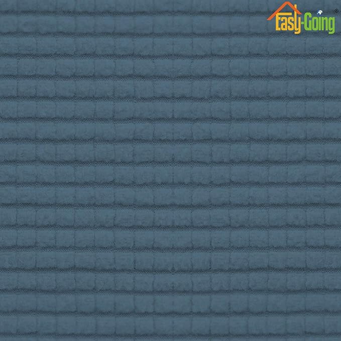 Easy-Going Stretch Chair Cushion Cover Sofa Cushion Furniture Protector Sofa Seat Sofa Slipcover Sofa Cover Soft Flexibility with Elastic Bottom(Chair Cushion, Bluestone)