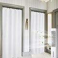 RYB HOME Curtains for Bedroom 84 inches Long 2 Panels Set, Privacy Thermal Insultaed Sunlignt Heat Blocking Drapes for Nursery Rental Room, Width 42 by Length 84, Pure White