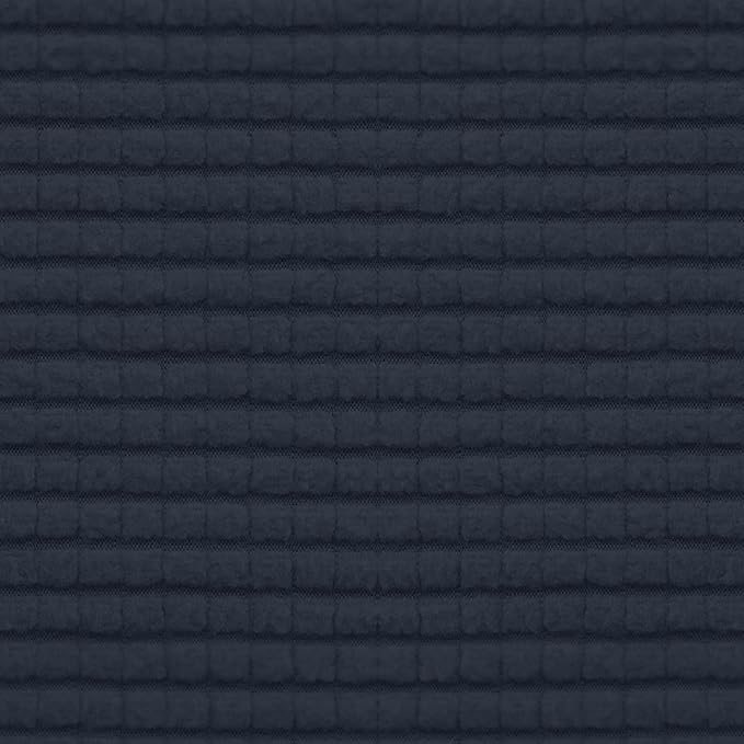 Easy-Going Stretch Individual Chair Couch Cushion Cover Sofa Cushion Furniture Protector Sofa slipcover Soft Flexibility with Elastic Bottom (3-Piece Sofa Cushion Cover, Dark Blue)