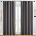 NICETOWN Blackout Curtains Panels for Living Room, 2 Panels, 66 x 80 Inch, Biscotti Beige, 3 Pass Microfiber Noise Reducing Thermal Insulated Solid Ring Top Blackout Window Drapes