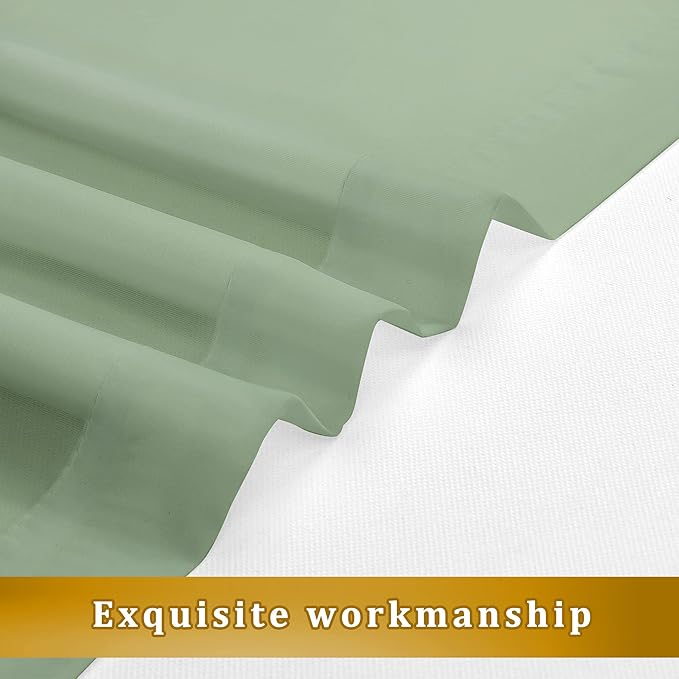 Aiyufeng Long Sheer Curtains for Bedroom, Semi Sheer Privacy Curtains & Drapes Harsh Sunlight Filter for Hallway Window Guest Room Country House, 40 x 120 inches Long, 2 Panels