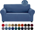 Joccun Stretch Loveseat Couch Cover, Water Repellent Sofa Slipcover for 2 Cushion Couch, Washable Furniture Protector Cover for Living Room