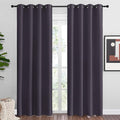 NICETOWN Greyish Purple Blackout Curtains 86 inches Length for Living Room, 2 Panels, 55" Wide, Thermal Insulated Long Drapes for Large Window