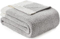 Snuggle Sac Oversized Bedding Blanket Grey Color Twin XL, Super Soft Warm Blankets for Bed, Living Room, Luxurious Microfiber Blanket Dupes, Heather Grey, 66x90 inches