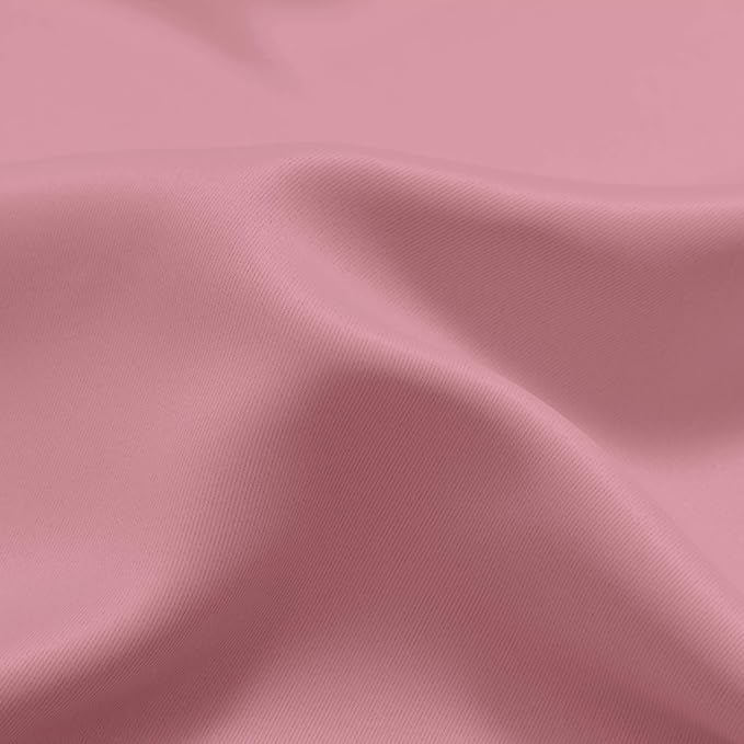 Yakamok Room Darkening Gradient Color Ombre Curtains 84 Inch Length, Thermal Insulated Grommet Window Drapes for Living Room/Bedroom (Pink and Greyish White, 2 Panels, 52x84 Inch)