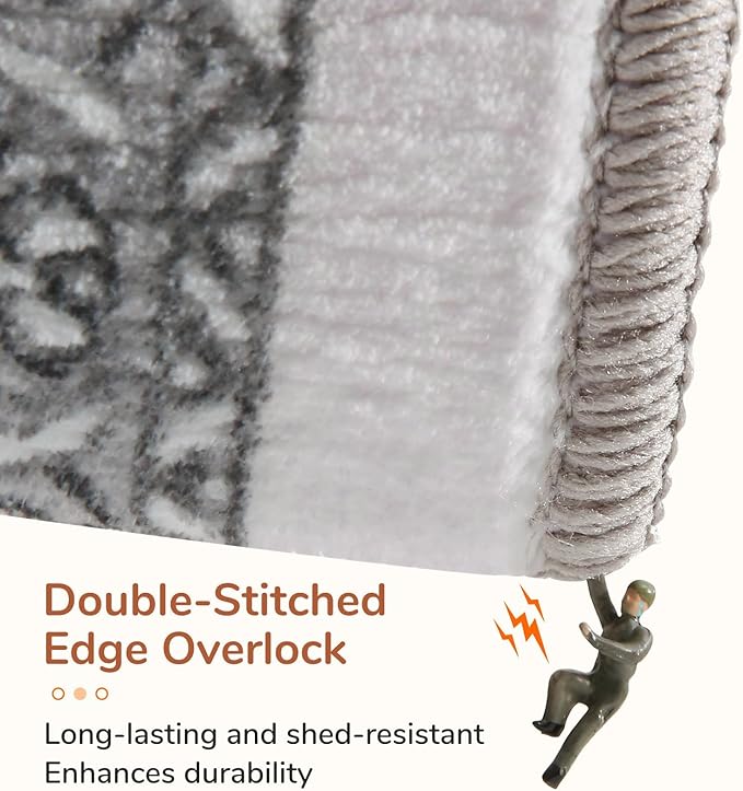OPPODREAM Soft Throw Rugs 2x3, Small Washable Entryway Rugs 2 x 3 with Non Slip Backing, Low-Pile Faux Cashmere 2 x 3 Carpet, Greenish Grey