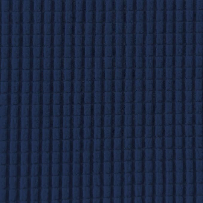 Easy-Going Stretch Oversized Loveseat Slipcover 1-Piece Sofa Cover Furniture Protector Couch Soft with Elastic Bottom for Kids Polyester Spandex Jacquard Fabric Small Checks Navy