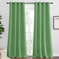 NICETOWN Froest Green Blackout Curtains 102 inches Length for Living Room, 2 Panels, 55" Wide, Thermal Insulated Long Drapes for Large Window