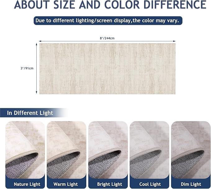 3x8 Runner Rug Non Slip Washable Rugs for Hallways, Abstract 8ft Kitchen Runners Rug for Entryway,Stain Resistant Rug Runner，Ultra-Thin Kitchen Mats for Living Room Bedroom