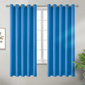 BGment Room Darkening Curtains 63 Inches Long - Grommet Thermal Insulated Drapes Window Treatment Curtains for Bedroom, 2 Panels, 70 x 63 Inch, Classic Blue