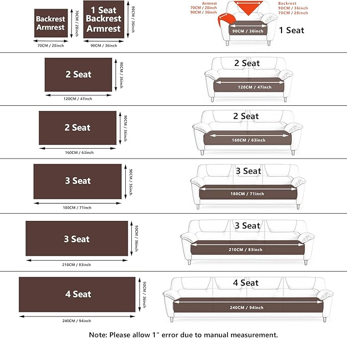 Velvet Couch Cover, Washable Sectional Sofa Cover, Anti Slip Sofa Slipcovers for 3 Cushion Couch Sofa L Shaped Recliner, Furniture Protector Covers for Pets Kids(Light Grey, Only 1 PCS)