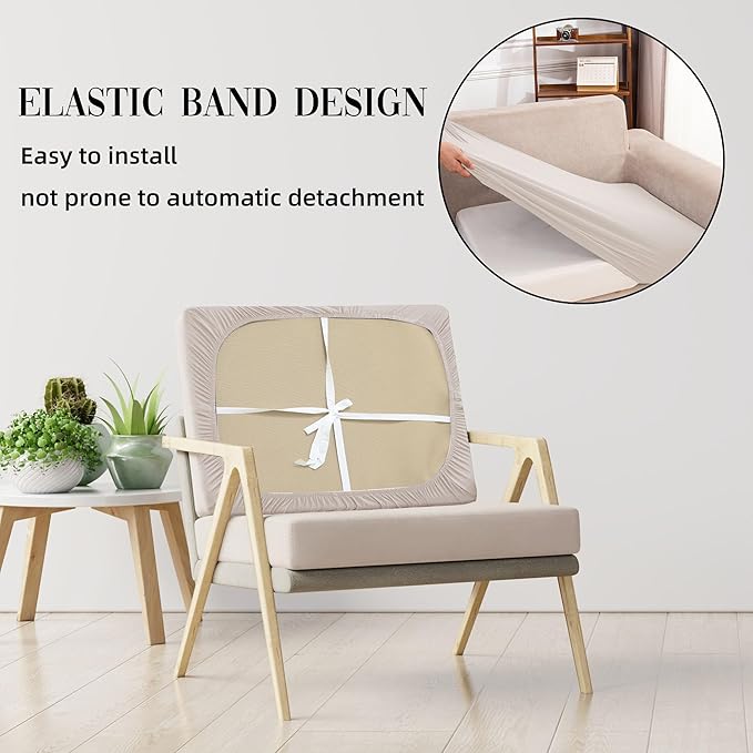 Outdoor Cushion Covers Set,12PCS Patio Furniture Couch Seat Slipcovers, Replacement for Sofa Sectional Chair(Cover，Only)