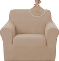 U-NICE HOME Recliner Chair Covers Stretch Couch Cover Sofa Cover Sofa Slipcover Furniture Protector for Chair Cover Pet Friendly(Armchair, Camel)