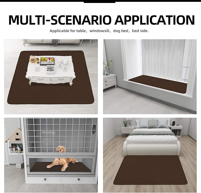 Easy-Going Sectional Couch Covers for Dogs L Shape Sofa Cover Reversible Sofa Slipcover Chaise Lounge Cover Furniture Protector Cover for Pets Dog Cat (42 x 68 inches, Coffee/Coffee)