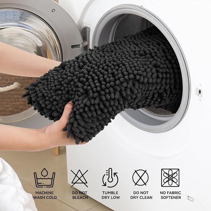 Bcoimo 44"×24" Absorbent Bath Mat, Non-Slip - Image 6