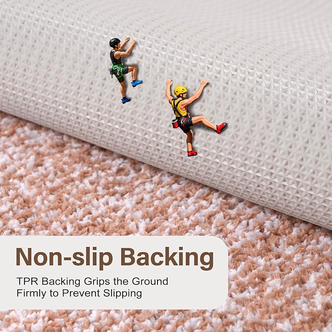 Bathroom Rugs 24x17 Non Slip Washable, Pink Bath Mat for Bathroom Floor Tub, Soft Absorbent Quick Dry Mats for Shower, Bathtub,Home Decor