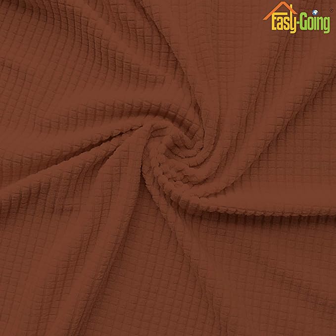 Easy-Going Stretch Cushion Cover Sofa Cushion Furniture Protector Sofa Seat Sofa slipcover Sofa Cover Soft Flexibility with Elastic Bottom(Oversized Sofa Cushion, Coffee)