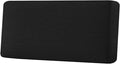 H.VERSAILTEX Super Stretch Individual Seat Cushion Covers Sofa Covers Couch Cushion Covers Slipcover Sets Thick Jacquard Textured Twill Fabric (1 Piece Sofa Cushion Cover, Black)