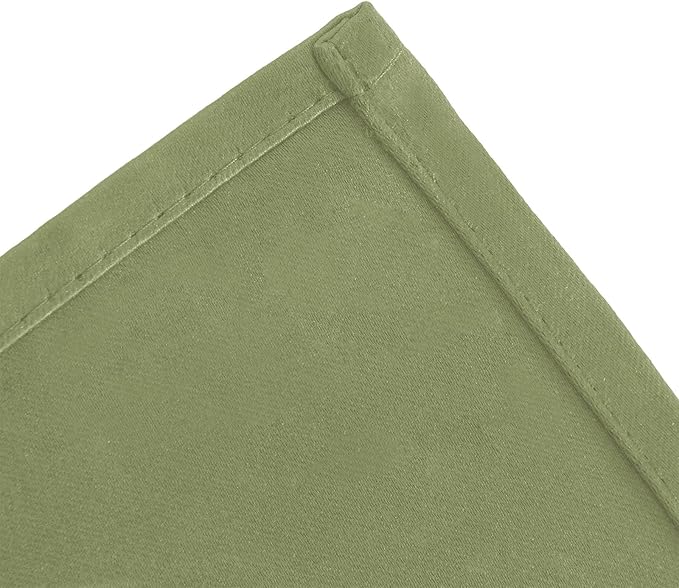 LEMOMO Sage Green Thermal Blackout Curtains/38 x 84 Inch/Set of 2 Panels Room Darkening Curtains for Bedroom