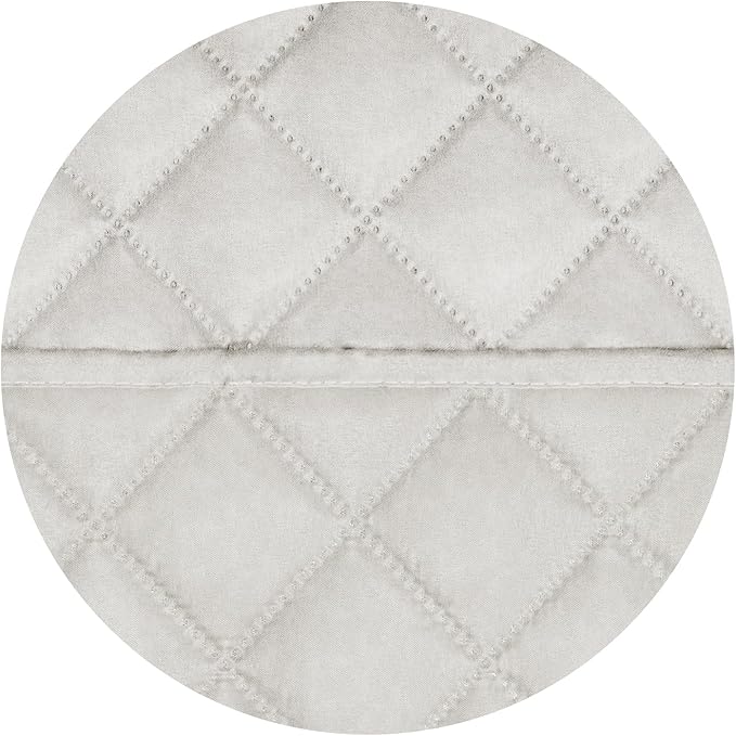 PureFit Reversible Quilted Sofa Cover, Water Resistant Slipcover Furniture Protector, Washable Couch Cover with Non Slip and Elastic Straps for Kids, Dogs, Pets (Oversized Loveseat, Ivory/Ivory)