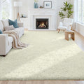 6x9 Area Rugs for Living Room Rug: Soft Fluffy Shag Cream White Rugs for Bedroom, Non-Slip Large Fuzzy Plush Rug Indoor Floor Carpet for Nursery Kids Boys Girl Room, Dorms, Playroom, Modern Home Decor