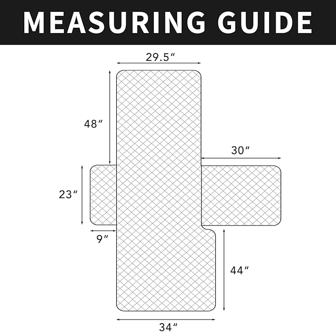 Easy-Going Reversible Chaise Lounge Couch Cover Water Resistant Sofa Cover Sectional L Shaped Sofa Slipcover with Adjustable Straps Furniture Protector for Dogs (115X34 in, Black/Black)