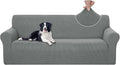 U-NICE HOME Stretch Couch Cover Sofa Cover Washable Sofa Slipcover Furniture Protector for 3 Cushion Couch Sofa Pet Friendly(Sofa, Grey)
