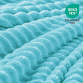 Twin Size Fleece Blanket – Light Blue, 60x80 Inches