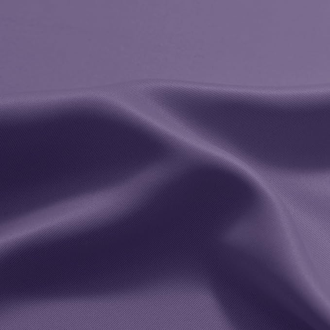 Yakamok Greyish White and Lavender Purple Ombre Curtains,Light Blocking Curtains,Room Darkening Grommet Window Drapes for Bedroom(Lavender Purple,52x84 Inch,2 Panels)
