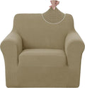 U-NICE HOME Recliner Chair Covers Stretch Couch Cover Sofa Cover Sofa Slipcover Furniture Protector for Chair Cover Pet Friendly(Armchair, Sand)