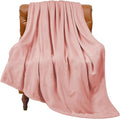BEDELITE Fleece Blanket Twin Size Pink Throw Blankets for Couch & Bed, Luxury Plush Cozy Fuzzy Blanket 60x80 inches, Super Soft Warm Lightweight Throw Blanket for Travel Camping