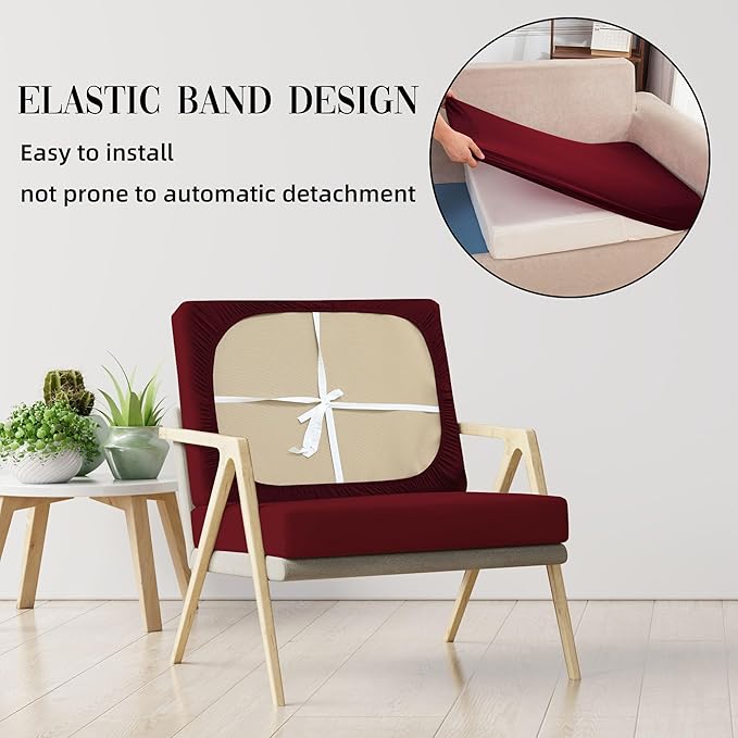 Outdoor Cushion Covers Set,14PCS Patio Furniture Couch Seat Slipcovers, Replacement for Sofa Sectional Chair(Cover，Only)