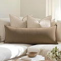 14x36 Decorative Long Lumbar Throw Pillow Cover for Bed – Covers Only