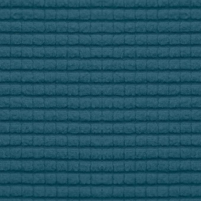 Easy-Going Stretch 3 Pieces Couch Cushion Covers for Sectional Sofa Left/Right L Shape Chaise Lounge Sofa Seat slipcover Anti-Slip Sofa Cover Soft (2 Seater + 1 Chaise, Peacock Blue)