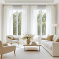MIULEE Ivory Sheer Curtains 102 Inches Long, 4 Panels Set, Light Filtering Rod Pocket Voile Drapes for Living Room and Bedroom, Airy Soft Fabric Window Treatments, 42 x 102 Inches