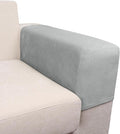 Couch Arm Covers 2 Pcs Sofa Armrest Covers Stretch Couch,Armrest Cover for Chairs Scratch-Resistant Sofa Arm Cover Armchair Slipcovers,Light Grey