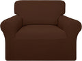 Easy-Going 100% Waterproof Chair Couch Cover, Dual Waterproof Sofa Cover, Stretch Jacquard Sofa Slipcover, Leakproof Furniture Protector for Kids, Pets, Dog and Cat (Chair, Coffee)