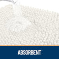 30x17 Dog Door Mat for Muddy Paws – Ivory